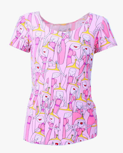 X-179 Adventure Time Print Women T-shirt Harajuku Punk Summer T-shirts Casual Clothes Set