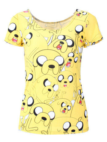 X-179 Adventure Time Print Women T-shirt Harajuku Punk Summer T-shirts Casual Clothes Set