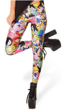 X-032 High quality Lowest price ADVENTURE TIME cartoon pattern 3d print 20 designs women pants PUNK women leggings casual