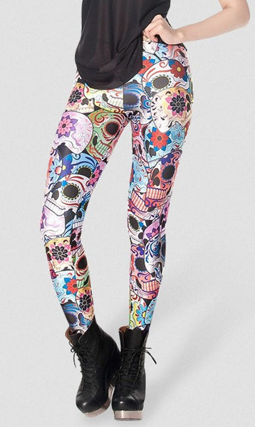 X-032 High quality Lowest price ADVENTURE TIME cartoon pattern 3d print 20 designs women pants PUNK women leggings casual