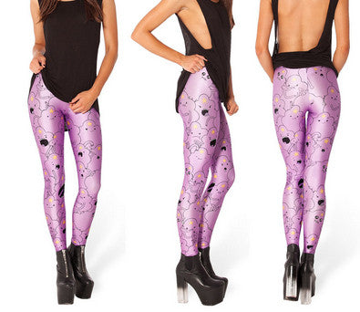 Adventure Time Bro Ball Leggings 2014 fashion new women Digital print Pants