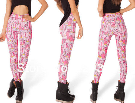 Adventure Time Bro Ball Leggings 2014 fashion new women Digital print Pants