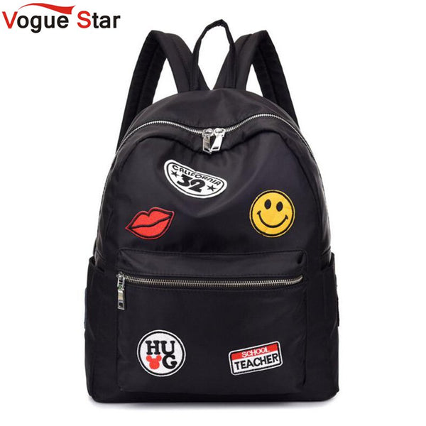 High Quality Nylon Waterproof Women Backpack Fashion The Coat Of Arms School Backpacks For Girls Travel Travel Backpacks LB252