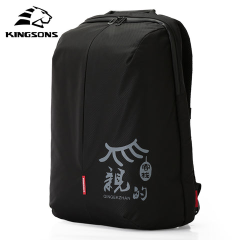 Kingsons Laptop Backpack 15.6 Inch High Quality Waterproof Nylon Bags Business Dayback Men and Women's Knapsack