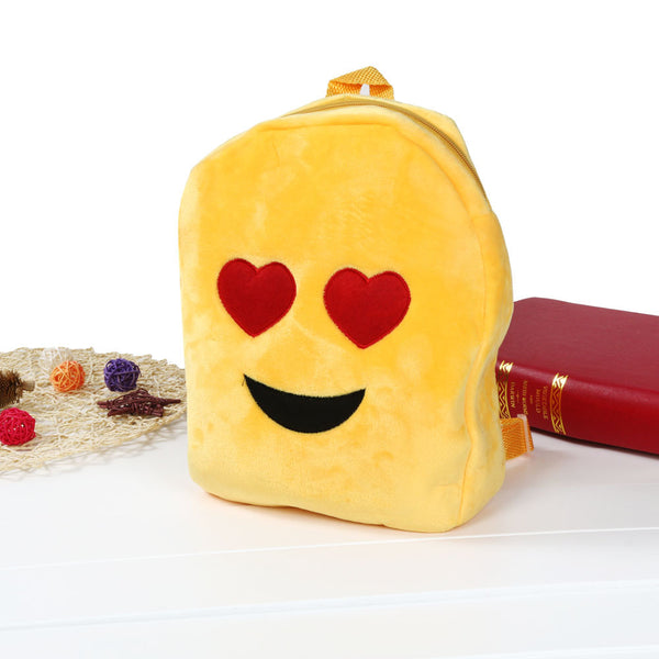 Cute Emoji Emoticon Shoulder School Child Bag Backpack Satchel Rucksack Handbag